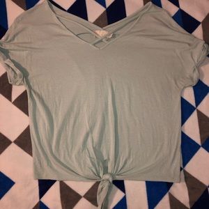 Pink Rose Blue T-Shirt